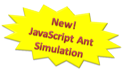 New - JavScript Ant Simulation.
